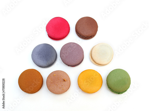 Macaroons colorful