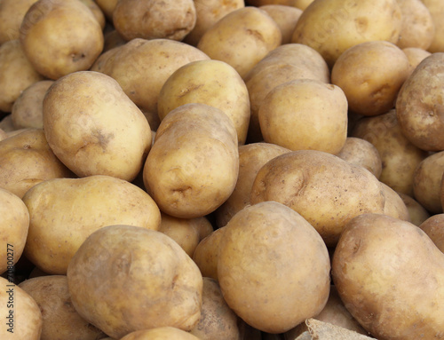 Potatoes pile