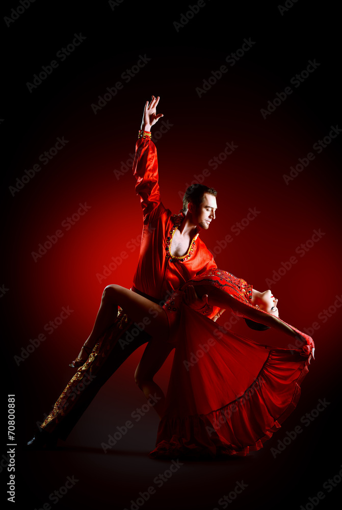 tango red - obrazy, fototapety, plakaty 
