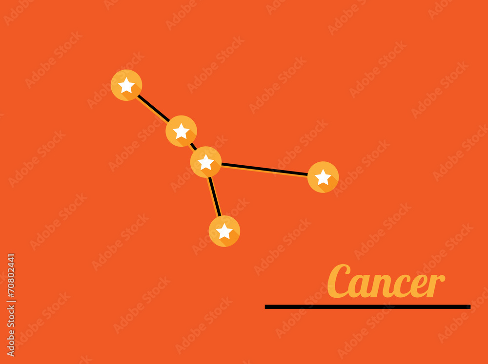 Fototapeta premium constellation cancer