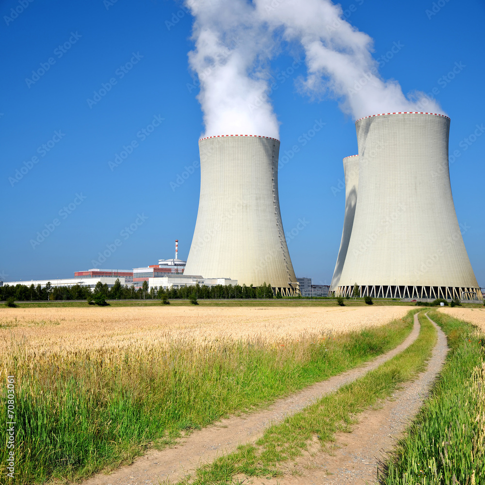 Nuclear power plant Temelin in Czech Republic Europe