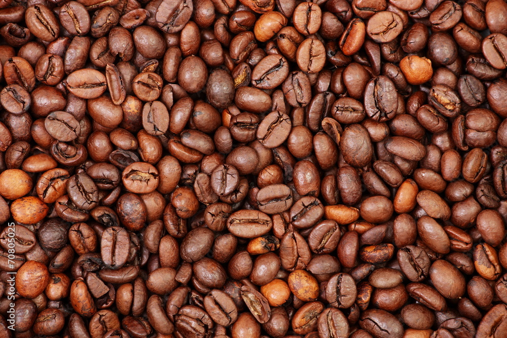 Naklejka premium # 3 Ziarna kawy