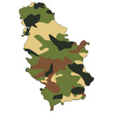 Camo texture in map - Serbia