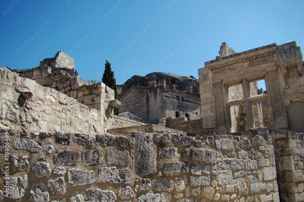 Fototapeta premium Les baux-de-provence,Bouches-du-Rhône