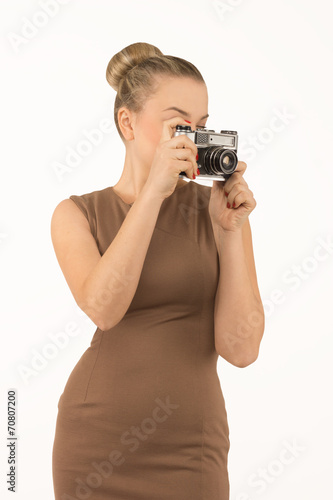 girl with a camera