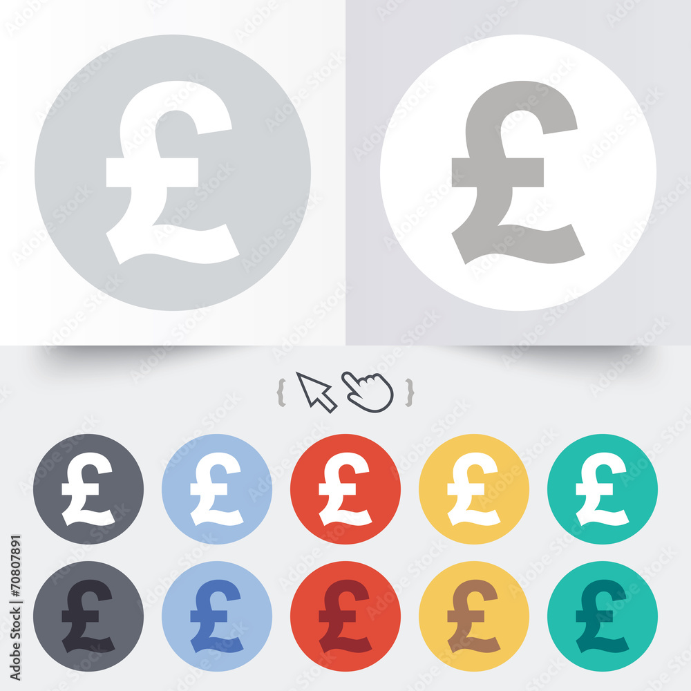 Pound sign icon. GBP currency symbol. Pound sign icon. GBP currency symbol.