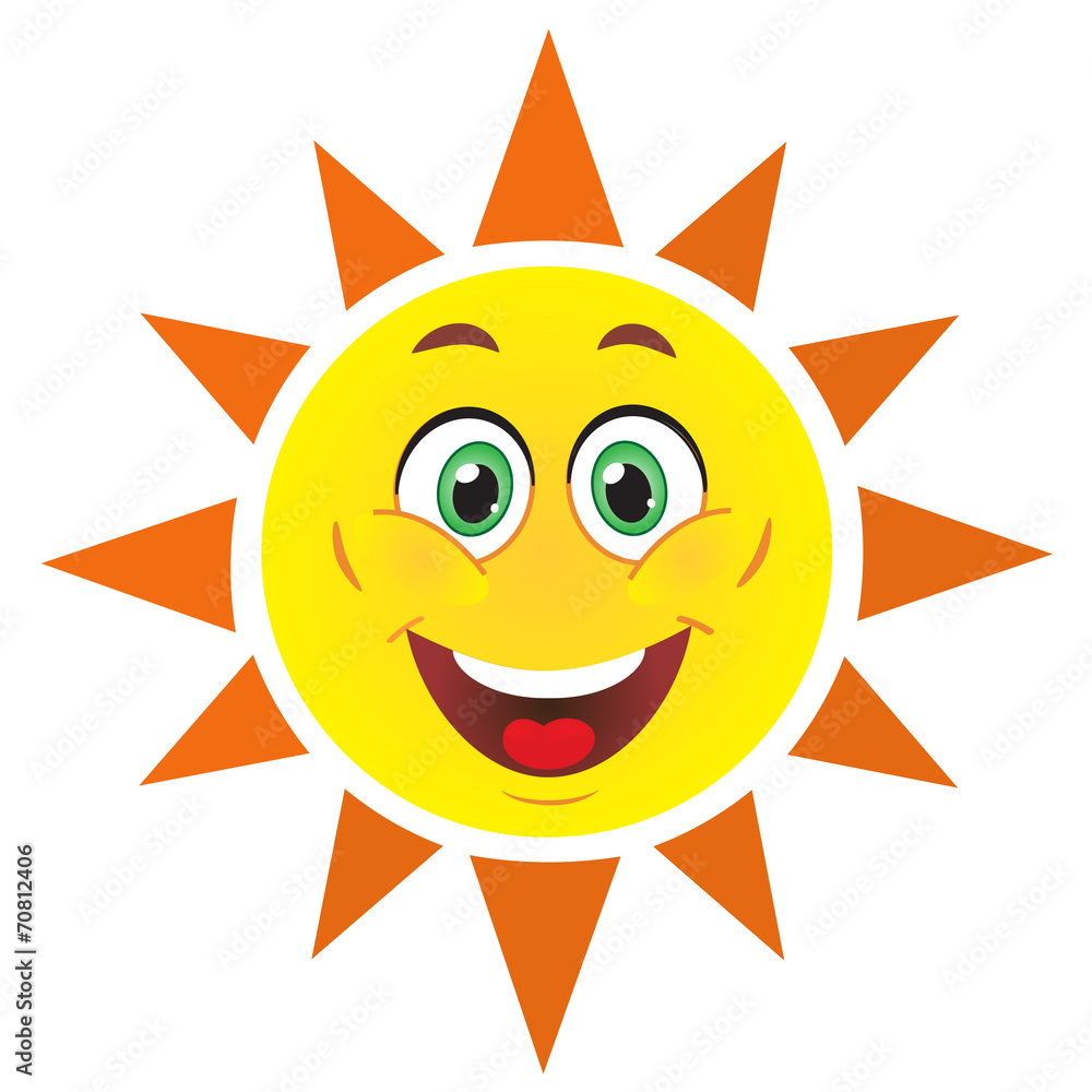 Cute sun