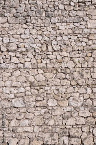 Stone wall with limestone as a background