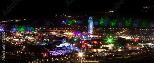 Boomtown Fair 2014 UK night view