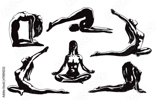 Sketch Yoga Poses