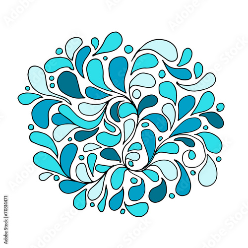 Floral abstract seamless pattern for your design