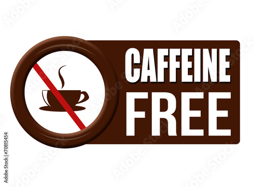 Caffeine free button