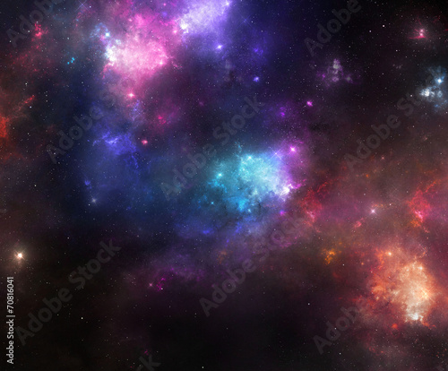 Colorful Space Nebulae