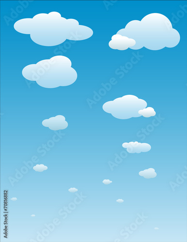 Cloudy sky background 