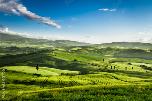 Beautiful view of the sunse...