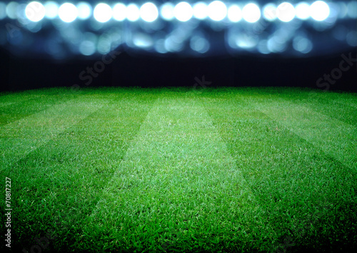 soccer field and the bright lights © twobee