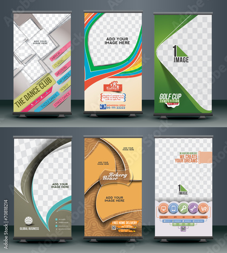 Collection of Roll Up Banner Design
