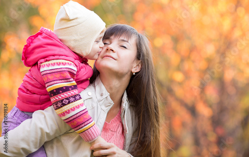 Beautiful woman with kid gi...