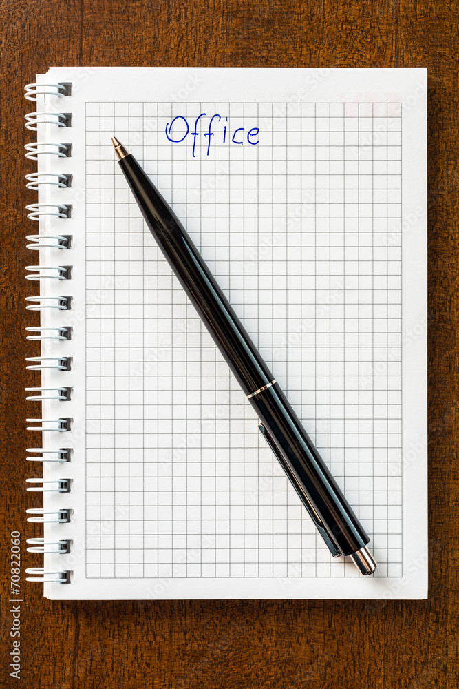 In the office In the office