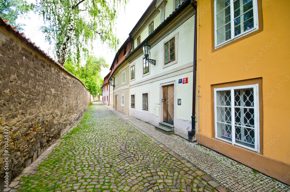 Narrow street in old town