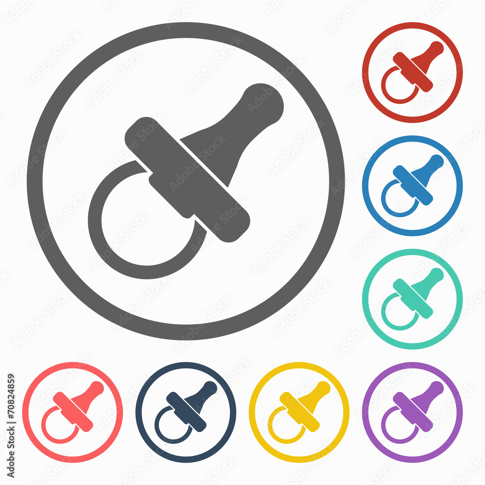 pacifier icon pacifier icon