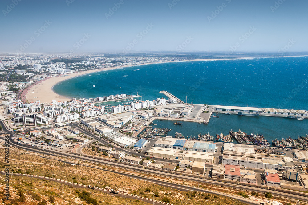 City view of Agadir, Morocco