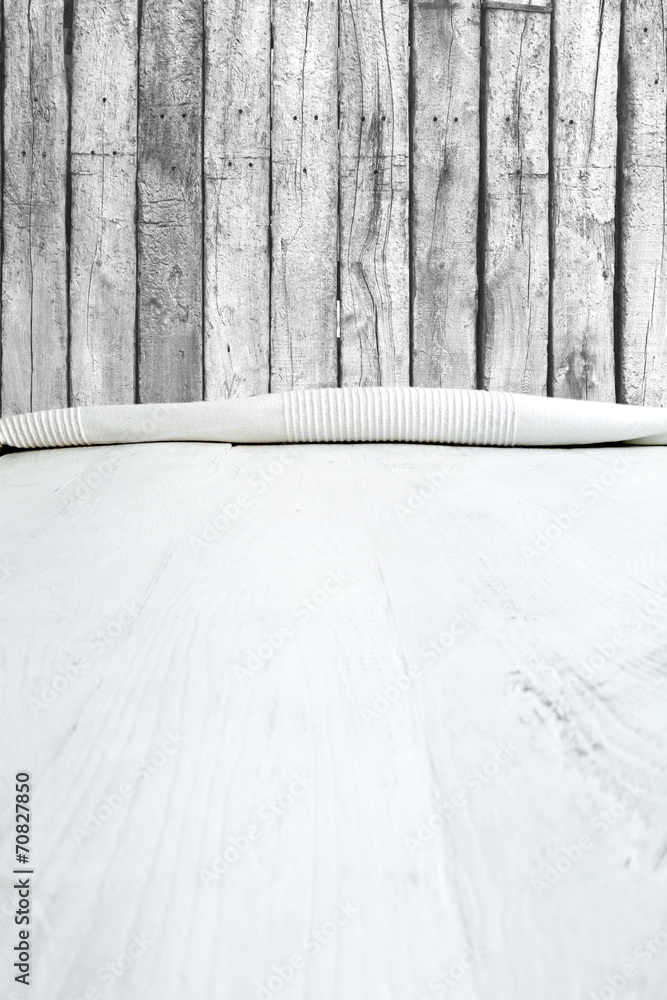 Wooden table with background Wooden table with background
