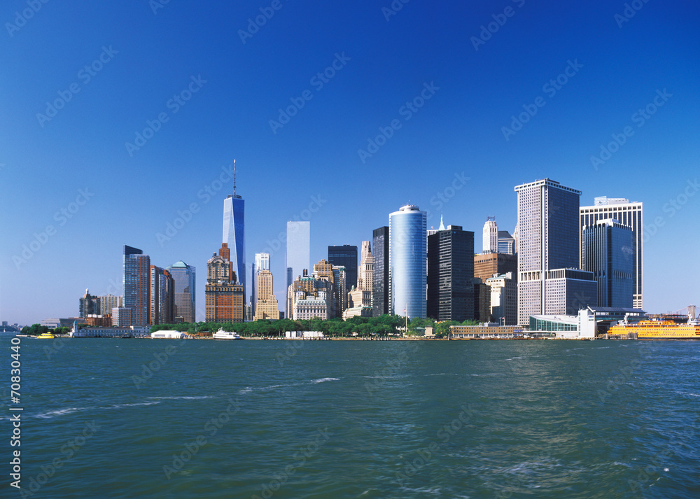 Manhattan on a sunny day. Manhattan on a sunny day.
