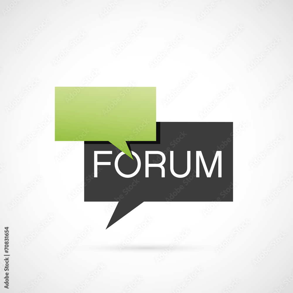 Naklejka premium forum