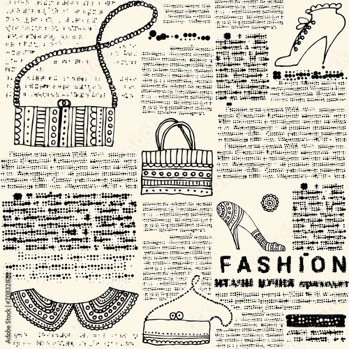 Tapety Sztuczne gazety modowe