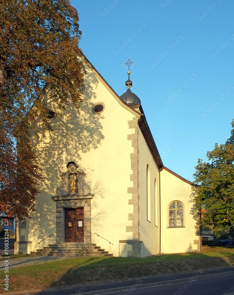 Fototapeta premium Kreuzkapelle in Eibelstadt