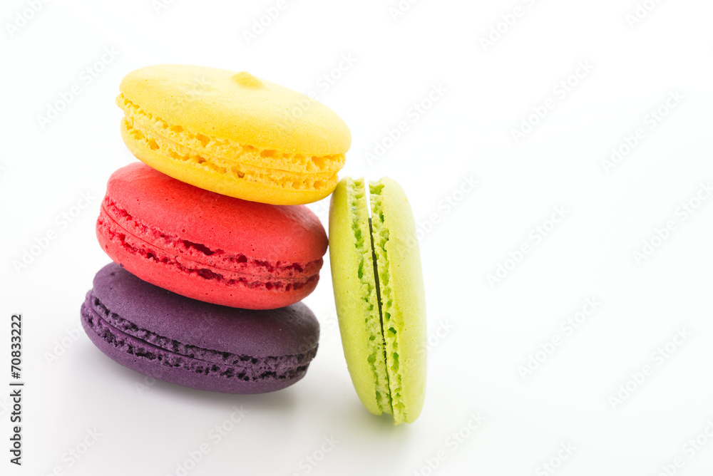 Macaroon isolated on white background Macaroon isolated on white background