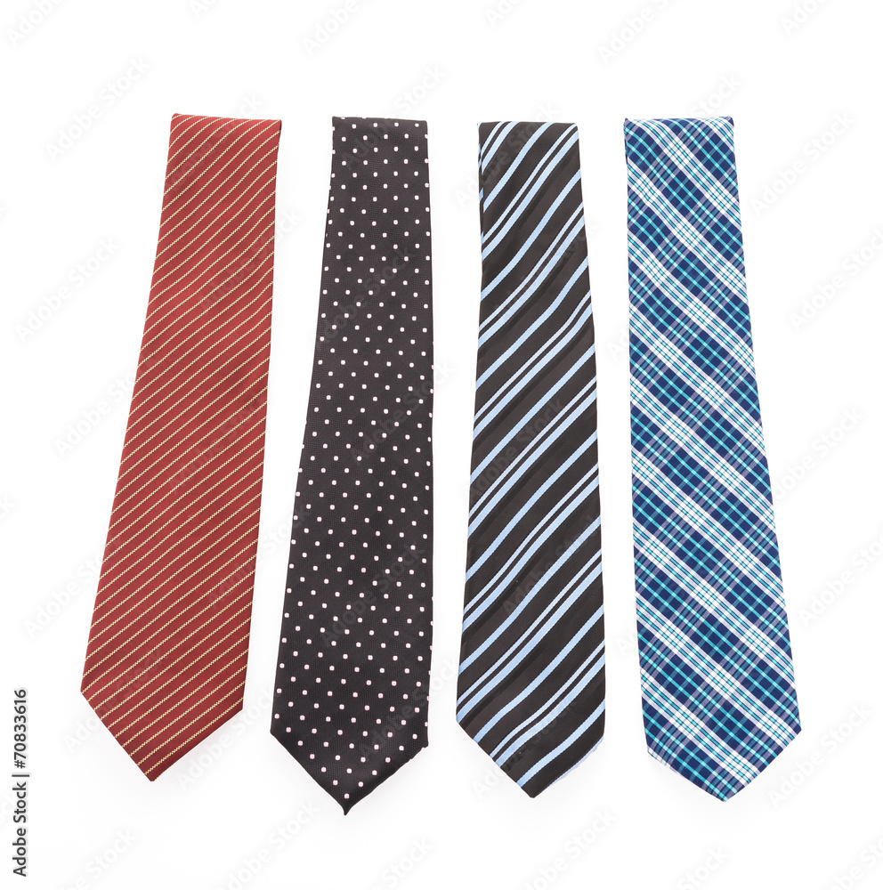 Necktie isolated on white background Necktie isolated on white background