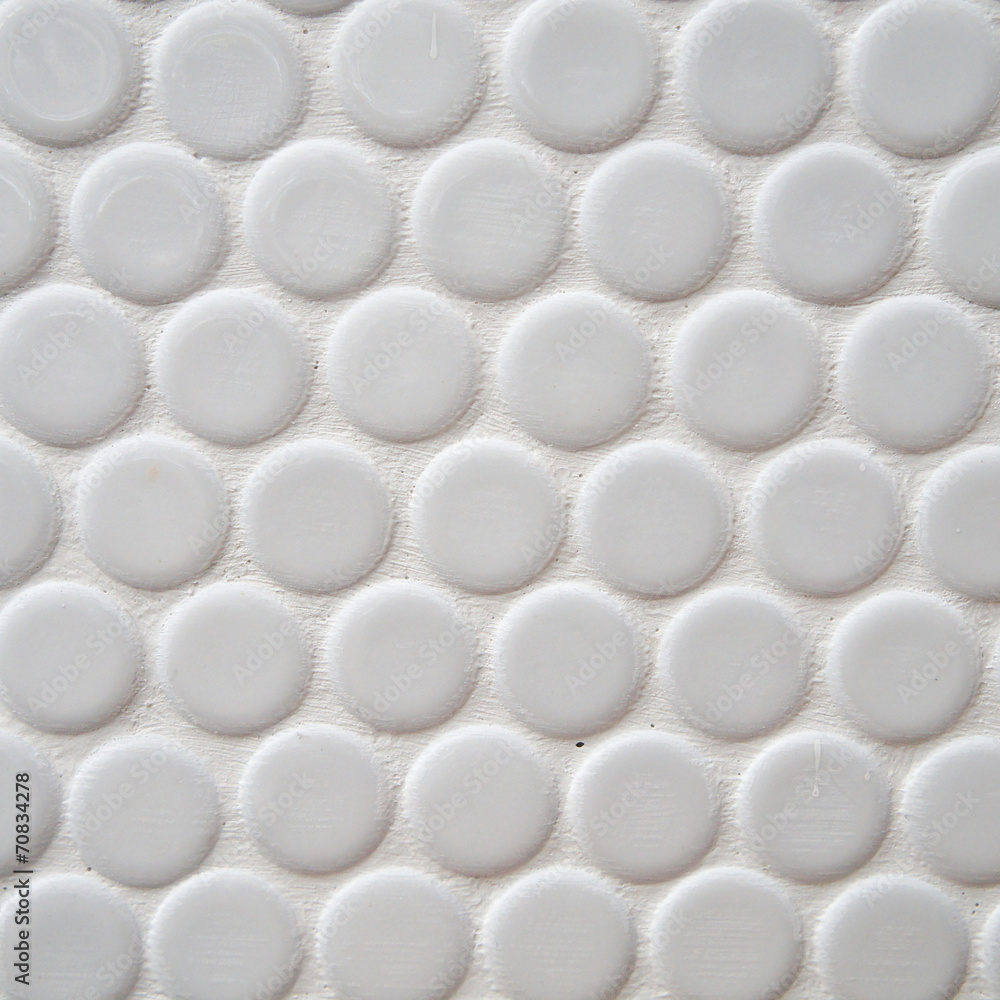 White circle tile pattern White circle tile pattern