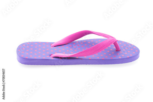 Flip flop isolated on white background