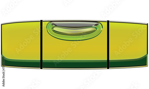 Bubble level isolated. Vector ilustration