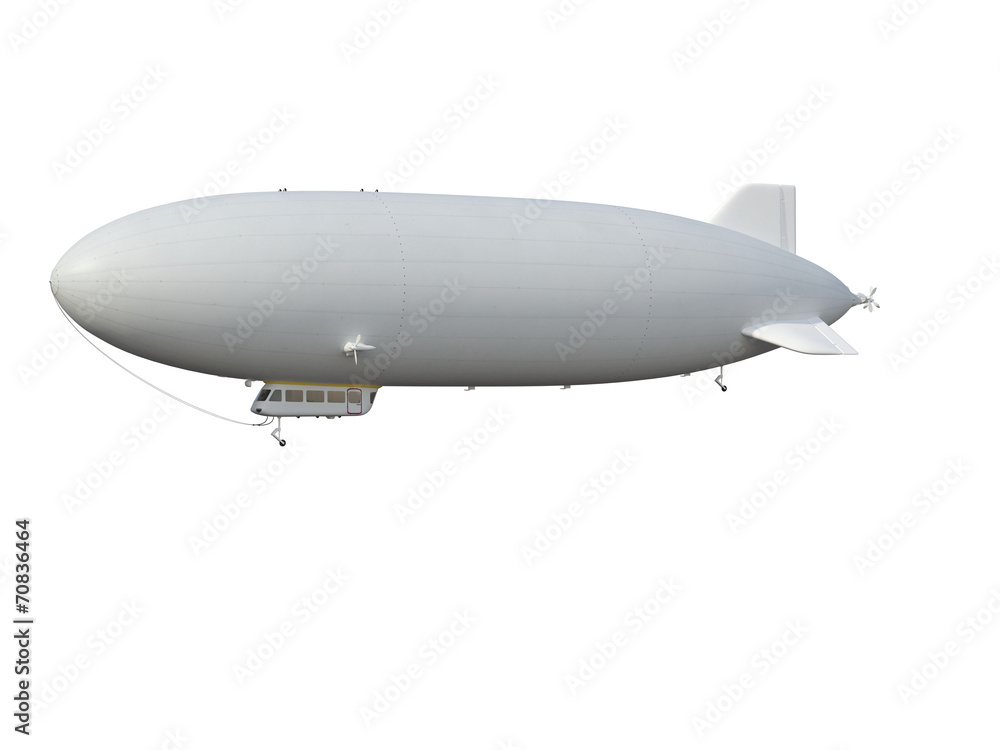 Fototapeta premium Illustrate of a airship