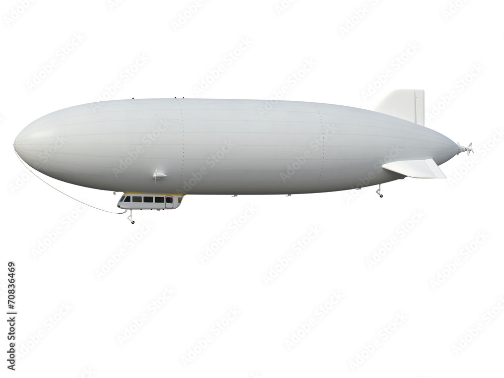 Obraz premium Illustrate of a airship