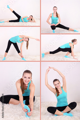 Health concept. Collage of ...