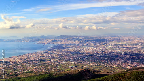 Naples, top view. Zoom. Italy. Time Lapse . UltraHD (4K) photo