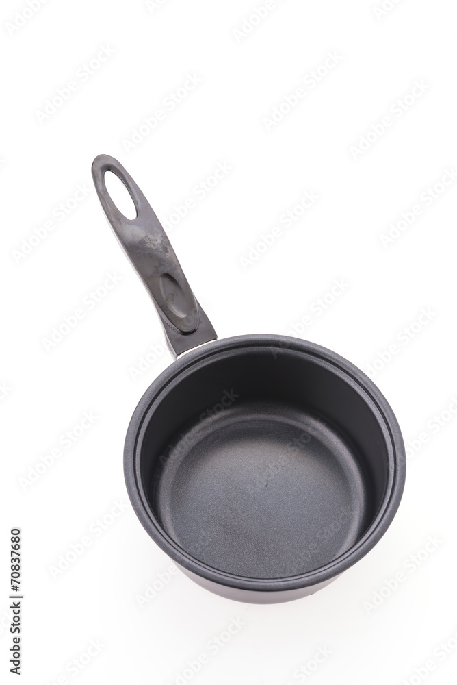 Iron pot isolated on white background Iron pot isolated on white background