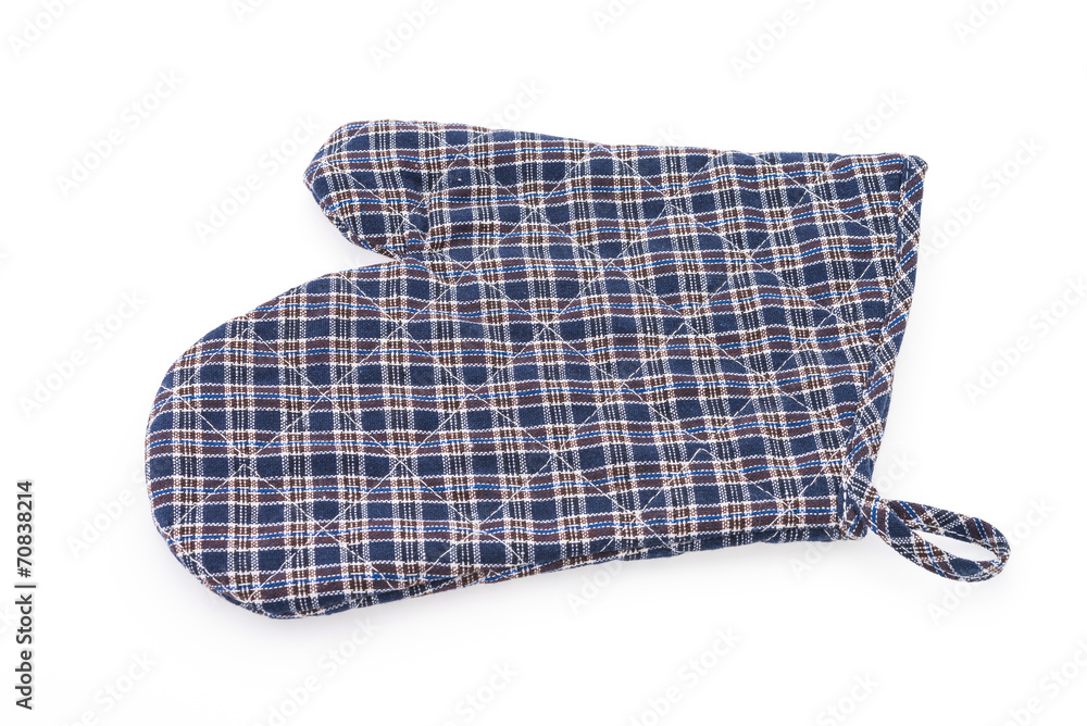 Mitten glove isolated on white background Mitten glove isolated on white background