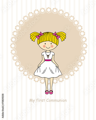 Girl First Communion