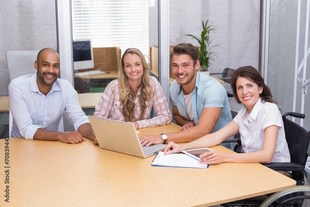 Group of business people using tablet computer and laptop Group of business people using tablet computer and laptop