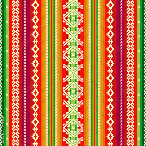 Ethnic fabric pattern