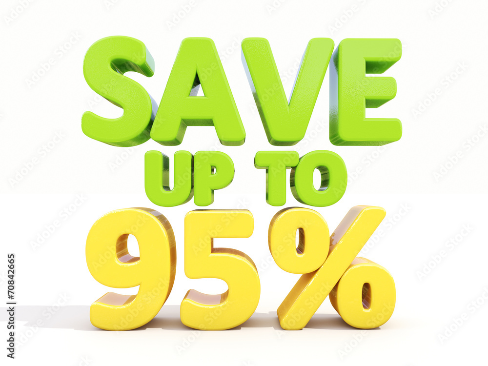 Save up to 95%
