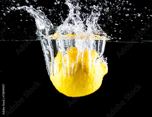 Lemon splashing