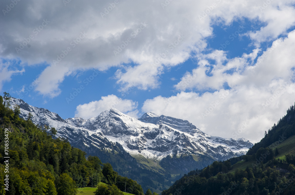 Berge beim Melchtal im Kanton Obwalden, Schweiz