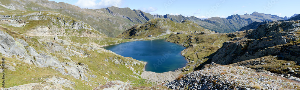 Alpin lake at Maggia valley