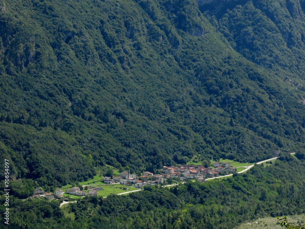 Dogna Village Italy Aerial